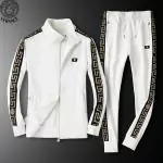 versace survetement hoodie vt65399 white medusa